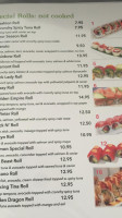 Sugi Sushi menu
