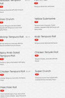 Enzo Hibachi Grill Sushi menu