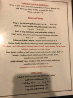 Ichabod's menu