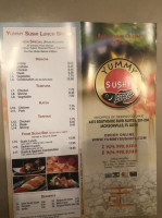 Yummy Sushi menu