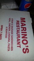 Marino's Flying Pizza food