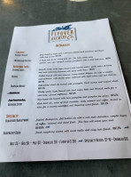 Flyover Brewing Company menu