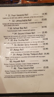 Ah-so Sushi And Steak menu