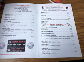 Relief Pitcher menu