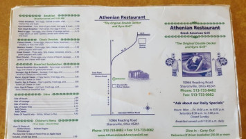 Athenian menu