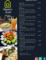 Nigatsu Sushi menu