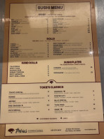 Tokie's Downtown menu