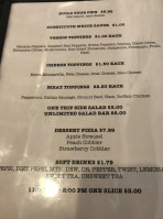 Pizza Pint menu