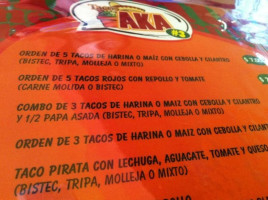 Tacos Aka #3 inside
