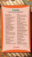 The Rancho Mexican menu