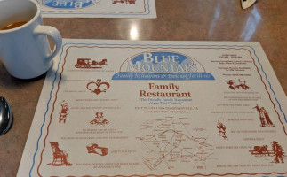 Blue Mountain Family menu