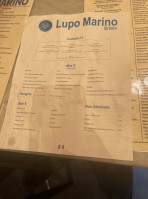 Lupo Marino menu
