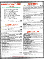Casa Maya Mexican Grill menu
