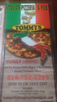 Tommys Italian Pizzeria Pub food