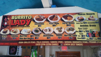 The Burrito Lady food
