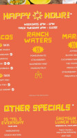 Joyride Taco House menu