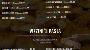 Vizzini's Pizza'n Subs inside