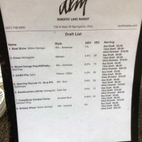 Dorothy Lane Market Springboro menu