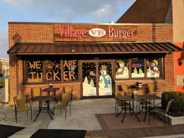 Village Burger inside