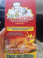 Ms Caridad menu