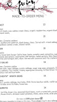 Juicy Brew Kaimuki menu