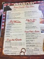Howell's Western Cafe menu