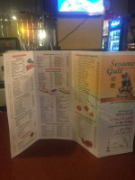 Sesame Grill menu