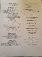 Bullthistle Brewing Company menu