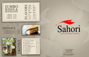 Sahori Sushi Wings food