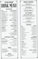 Uptown Pubhouse menu