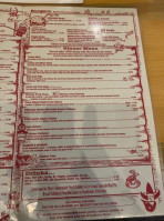 Handlebars Restaurant Saloon menu