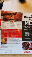 Bisonte Pizza Co. menu