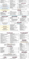 The Springfield Diner menu