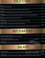 Istanbul menu