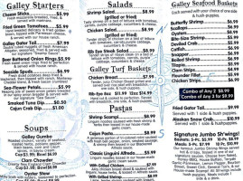 Ocean Galley Seafood menu