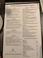 Saltcellar menu