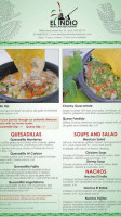 El Indio Mexican menu