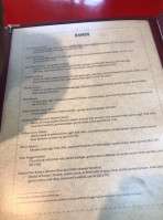 303 Ramen menu
