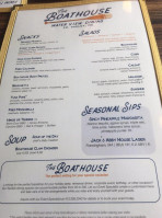 The Boathouse menu