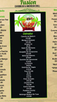 Fusion Caribbean American Grill menu