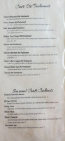 Bibinger's Bar Restaurant menu