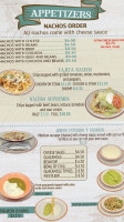 Veracruz Jr. menu
