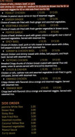 Si Lom Thai Asian Fusion menu