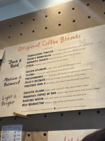 Philz Coffee menu