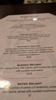 Goten of Japan Steakhouse menu