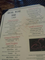 Swirl Wine menu