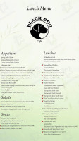Black Dog Cafe menu