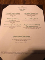 Trapp Family Lodge Dining Room menu