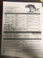 Turf Surf Earth menu