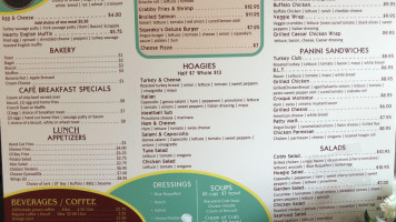 Squeaky’s Cafe And Tavern menu